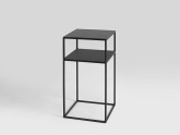 Stolik TENSIO 2 FLOOR METAL 30 - czarny