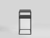 Stolik TENSIO 2 FLOOR METAL 30 - czarny