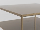 Stół kawowy TENSIO 2 FLOOR METAL 50 - złoty