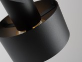 Lampa ścienna FAY WALL PLUS - czarny