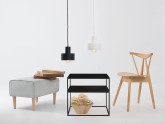 Stół kawowy TENSIO 2 FLOOR METAL 50 - czarny