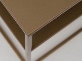 Stół kawowy TENSIO 2 FLOOR METAL 80 - złoty