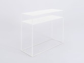 Konsola TENSIO 2 FLOOR METAL 100x35 - biały