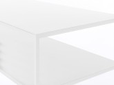 Konsola TENSIO 2 FLOOR METAL 100x35 - biały