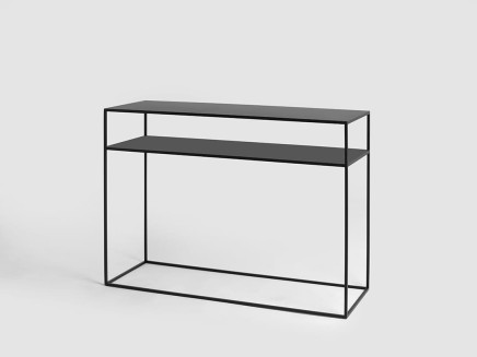 Konsolentisch TENSIO 2 FLOOR METAL 100x35 - schwarz