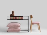 Konsola TENSIO 2 FLOOR METAL 100x35 - czarny