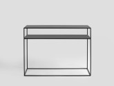 Konsola TENSIO 2 FLOOR METAL 100x35 - czarny