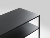 Konsola TENSIO 2 FLOOR METAL 100x35 - czarny