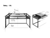 Biurko K16 BLACK