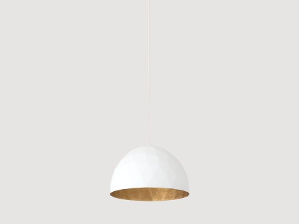 Lampa wisząca LEONARD M - złoto-biały