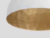 Lampa wisząca LEONARD M - złoto-biały