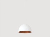 Lampa wisząca LEONARD M - miedziano-biały