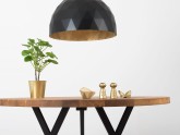 Lampa wisząca LEONARD L - złoto-czarny