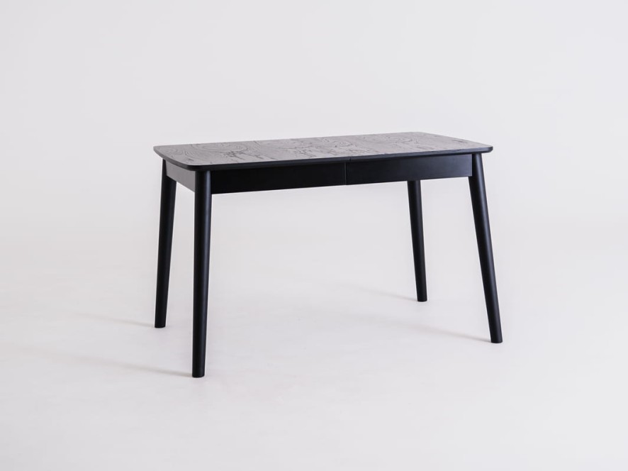 Stół jadalniany ANTON BLACK 120x80 rozkł. - czarny