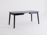 Stół jadalniany ANTON BLACK 120x80 rozkł. - czarny