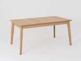Stół jadalniany WOODYOU 160x90 rozkł. - dąb lity gładki