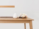 Stół jadalniany WOODYOU 160x90 rozkł. - dąb lity gładki