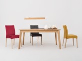 Stół jadalniany WOODYOU 160x90 rozkł. - dąb lity gładki