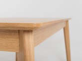 Stół jadalniany WOODYOU 160x90 rozkł. - dąb lity gładki