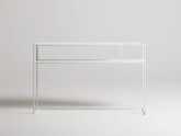 Konsola SENSO FLOWER METAL 120x25 P - biały