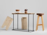 Konsola WALT SOLID WOOD 100