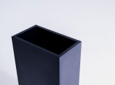 Donica PALMUS 60x20x35 - czarny