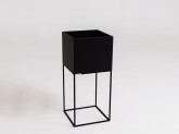 Donica PALMUS METAL 80x35x35 - czarny