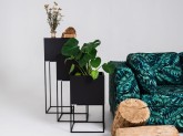 Donica PALMUS METAL 80x35x35 - czarny