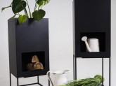 Donica PALMUS HIDE 100x35x35 - czarny