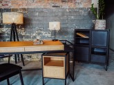 Regał SKAP BLACK 1R1 DRAWER x2
