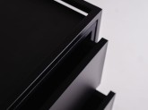Regał SKAP BLACK 1R1 DRAWER x2