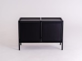 Regał SKAP BLACK 2R1 DOOR x2