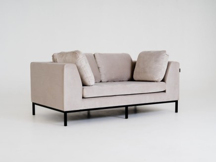 Sofa 2-osobowa AMBIENT - kokos (rv21) czarny