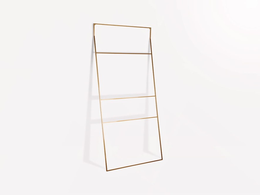Wieszak łazienkowy LEMI BATH 80 - złoty