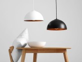 Lampa wisząca LORD 35 - miedziano-biały