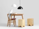 Lampa wisząca LORD 35 - miedziano-biały