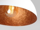 Lampa wisząca LORD 35 - miedziano-biały