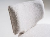 Fotel FLIPPIN -  boucle(as02), naturalny