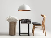 Lampa wisząca LORD 50 - miedziano-biały