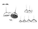 Lampa wisząca LORD 50 - miedziano-biały