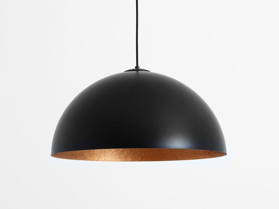 Lampa wisząca LORD 50 - miedziano-czarny