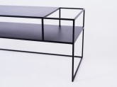 Stolik RTV SENSO FLOWER METAL 120x45 P