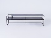 Stolik RTV SENSO FLOWER METAL 170x45 L