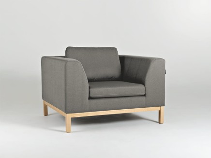 Fotel AMBIENT WOOD - kwarc (ml84) naturalny