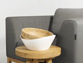 Fotel AMBIENT WOOD - kwarc(ml84), naturalny