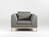 Fotel AMBIENT WOOD - kwarc(ml84), naturalny