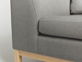 Fotel AMBIENT WOOD - kwarc(ml84), naturalny