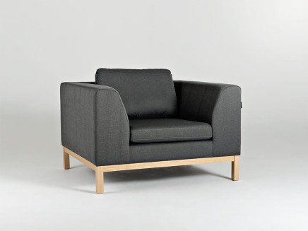 Fotel AMBIENT WOOD - bazalt (ml98) naturalny