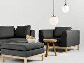 Fotel AMBIENT WOOD - bazalt(ml98), naturalny