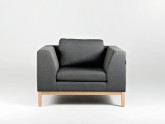 Fotel AMBIENT WOOD - bazalt(ml98), naturalny